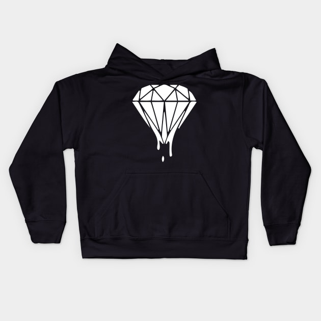 Dripping Diamond Kids Hoodie by Mariteas